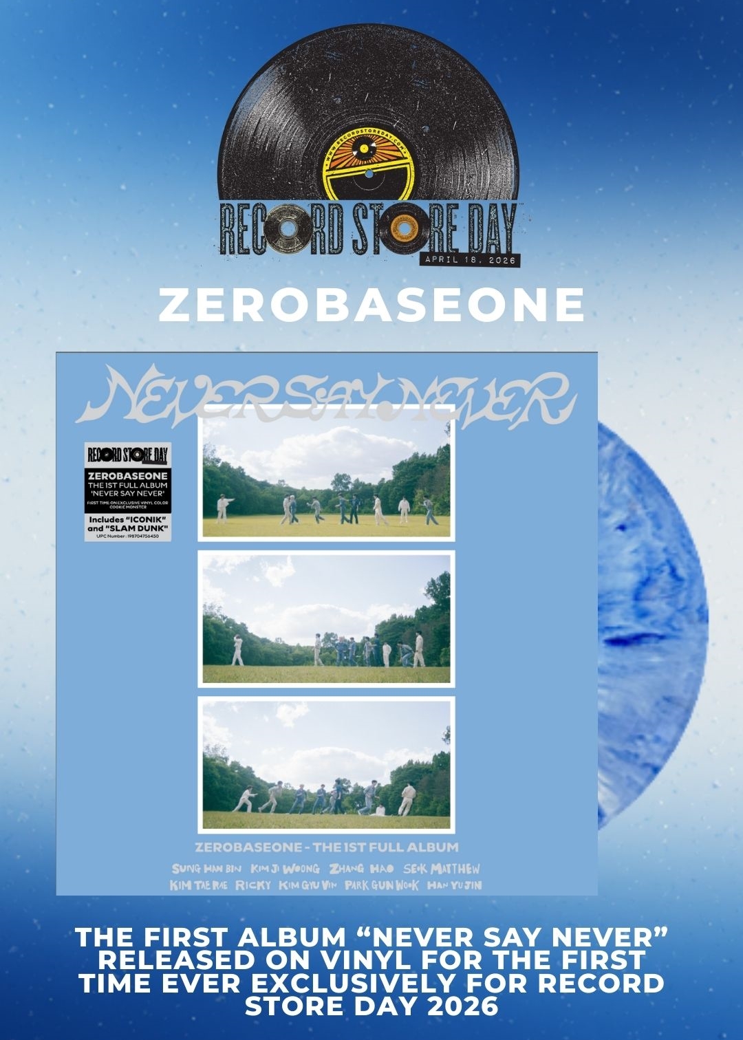 ZEROBASEONE、米『レコード・ストア・デイ』にて『今年のK-POP